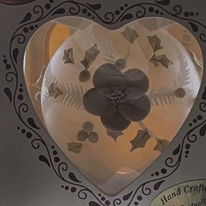 C & B Every Krebs Victorian Hand Blown Glass 1989  Christmas Ornament
